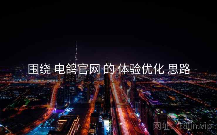 围绕 电鸽官网 的 体验优化 思路