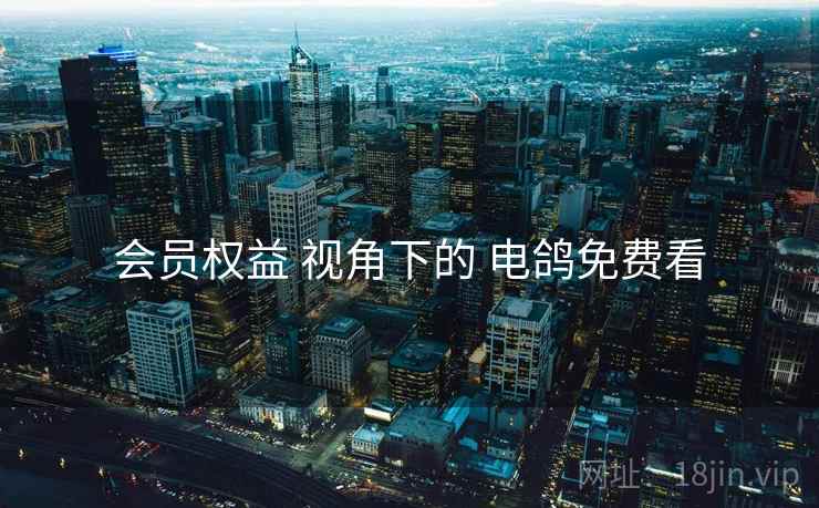 会员权益 视角下的 电鸽免费看
