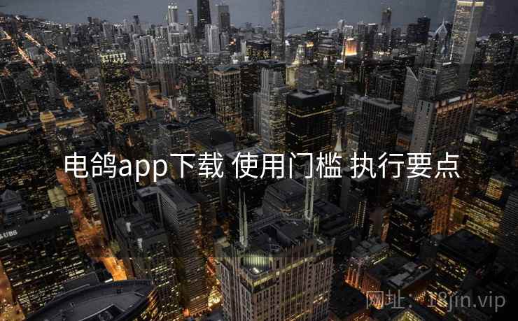 电鸽app下载 使用门槛 执行要点