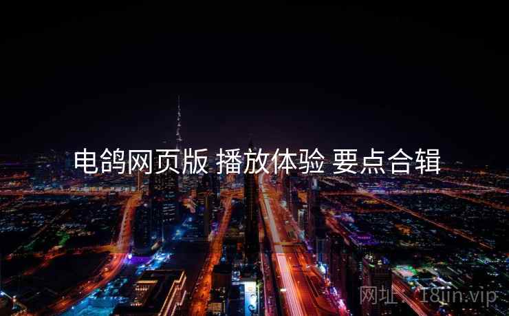 电鸽网页版 播放体验 要点合辑
