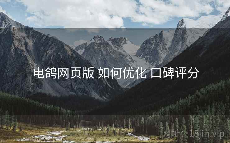 电鸽网页版 如何优化 口碑评分