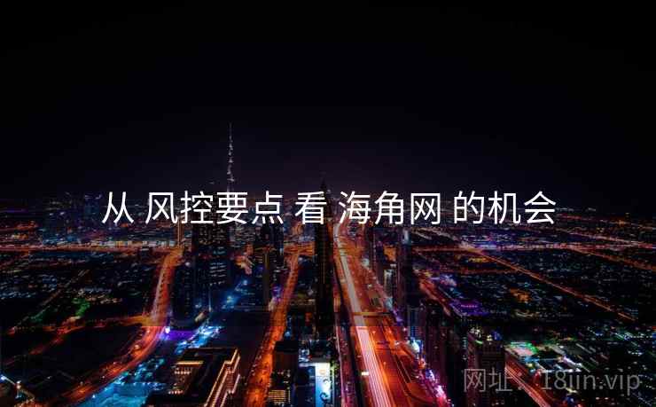 从 风控要点 看 海角网 的机会