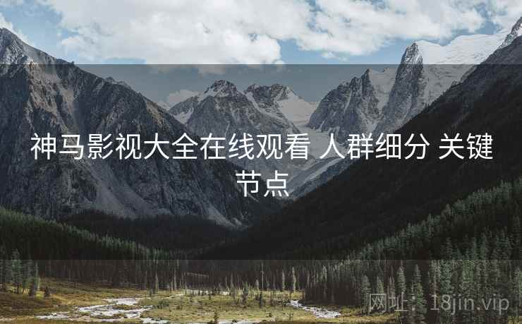 神马影视大全在线观看 人群细分 关键节点  第1张