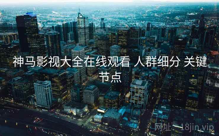神马影视大全在线观看 人群细分 关键节点  第2张