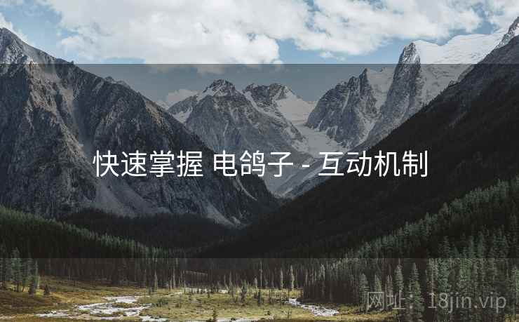 快速掌握 电鸽子 - 互动机制