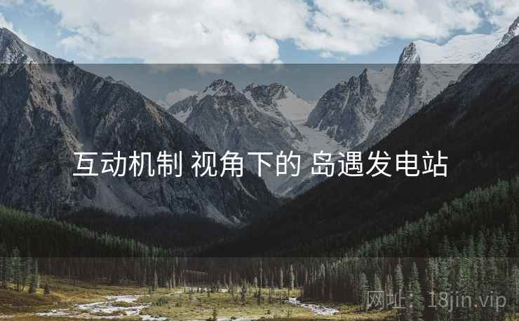 互动机制 视角下的 岛遇发电站