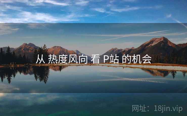 从 热度风向 看 P站 的机会