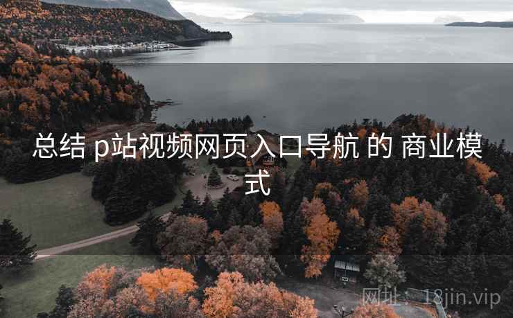 总结 p站视频网页入口导航 的 商业模式  第1张