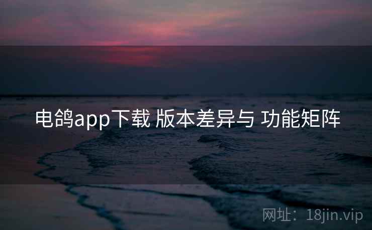 电鸽app下载 版本差异与 功能矩阵  第2张