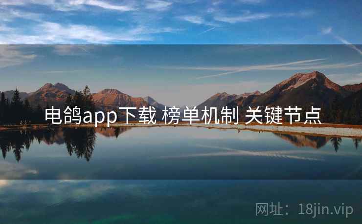 电鸽app下载 榜单机制 关键节点  第1张