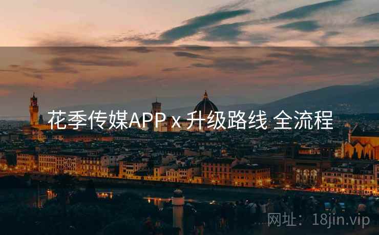 花季传媒APP x 升级路线 全流程